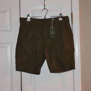 Mutual  Weave  The Camp Short  Olive Bark  Sz 34  NWT